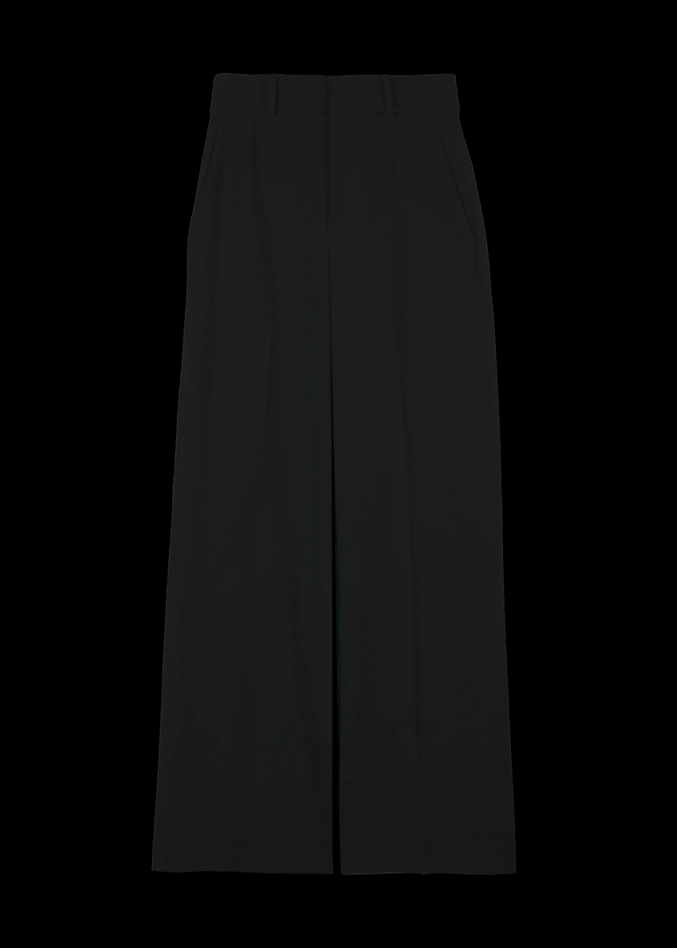 Sale Crinkle Structuur Pantalon Vrouw Basics