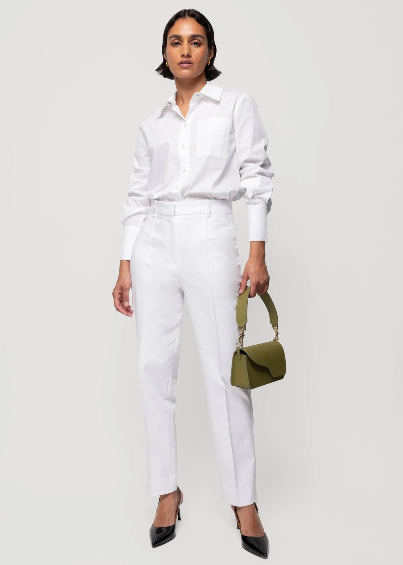 Cheap Poplin Katoenen Blouse Vrouw Basics