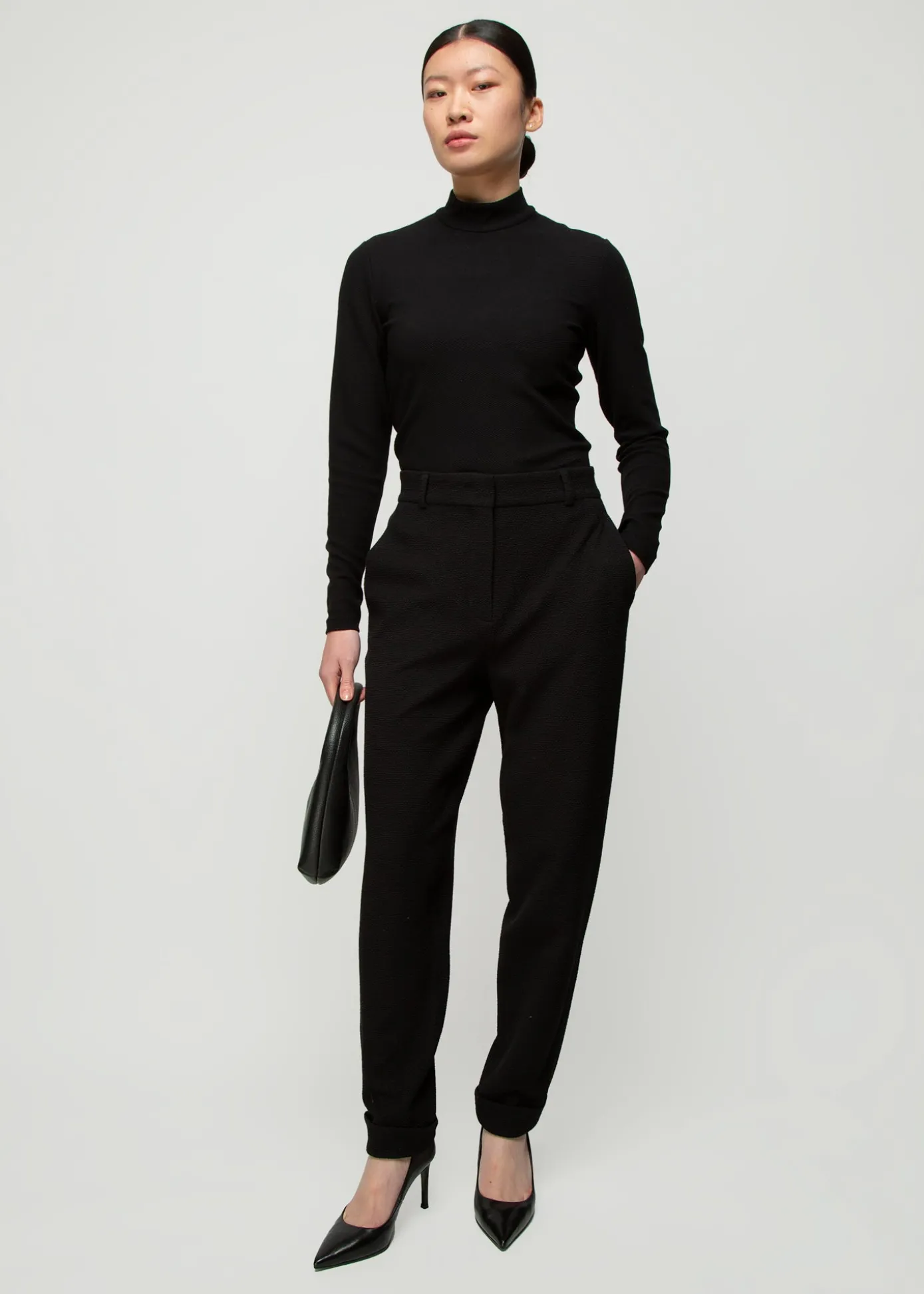 Shop Rib Top Met Col Vrouw Basics