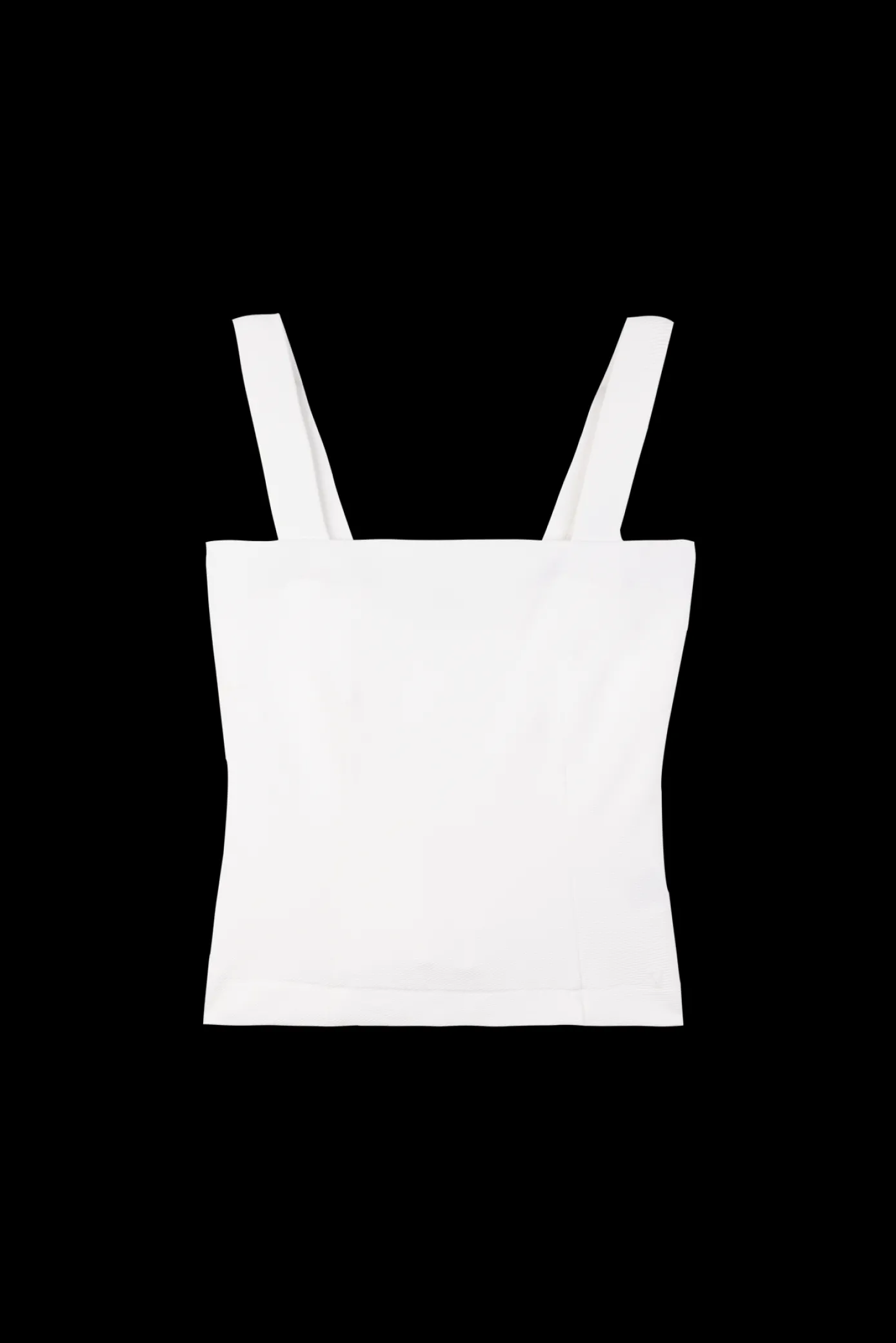 Online Rib Top Met Vierkante Hals Vrouw Basics