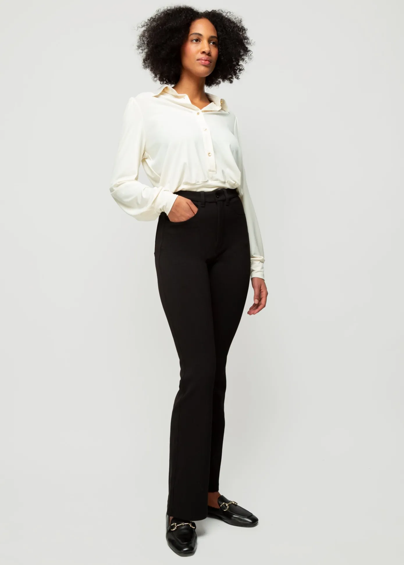 Store Stretch Flaired Vrouw Basics