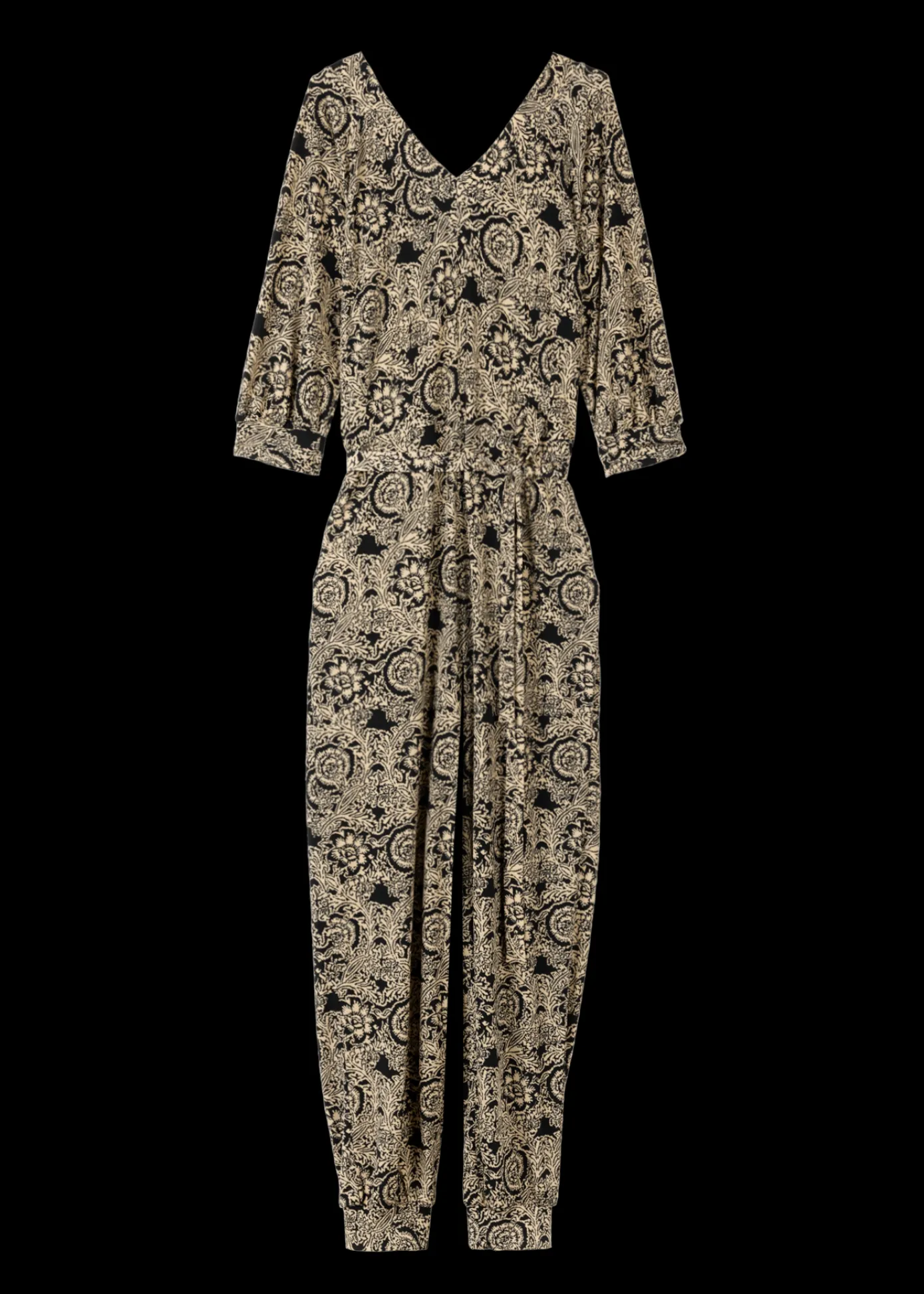 Cheap Tricot Jumpsuit Met Ikat Print Vrouw Jumpsuits