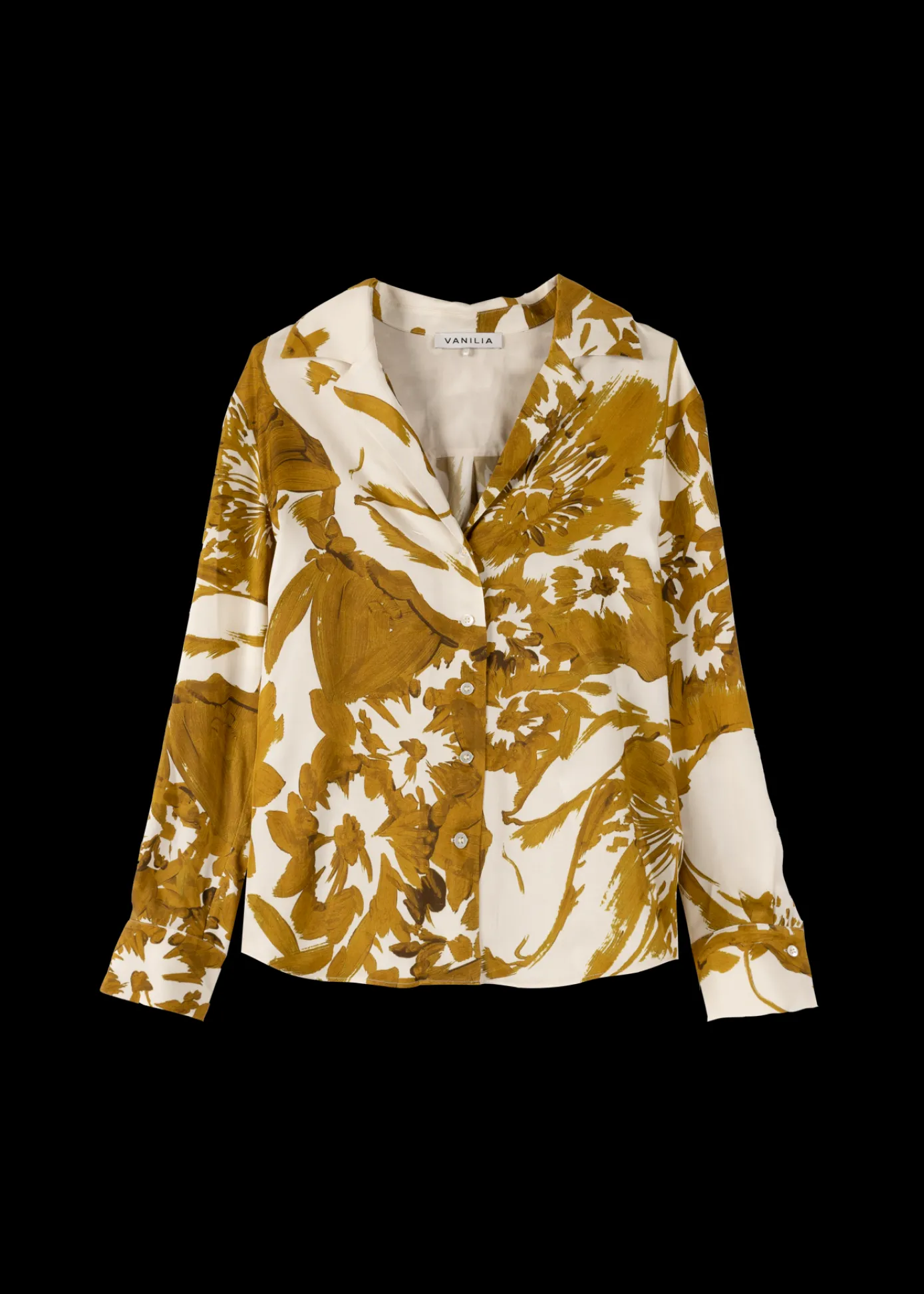 Hot Viscose Blouse Met Bloemen Vrouw Two-Pieces