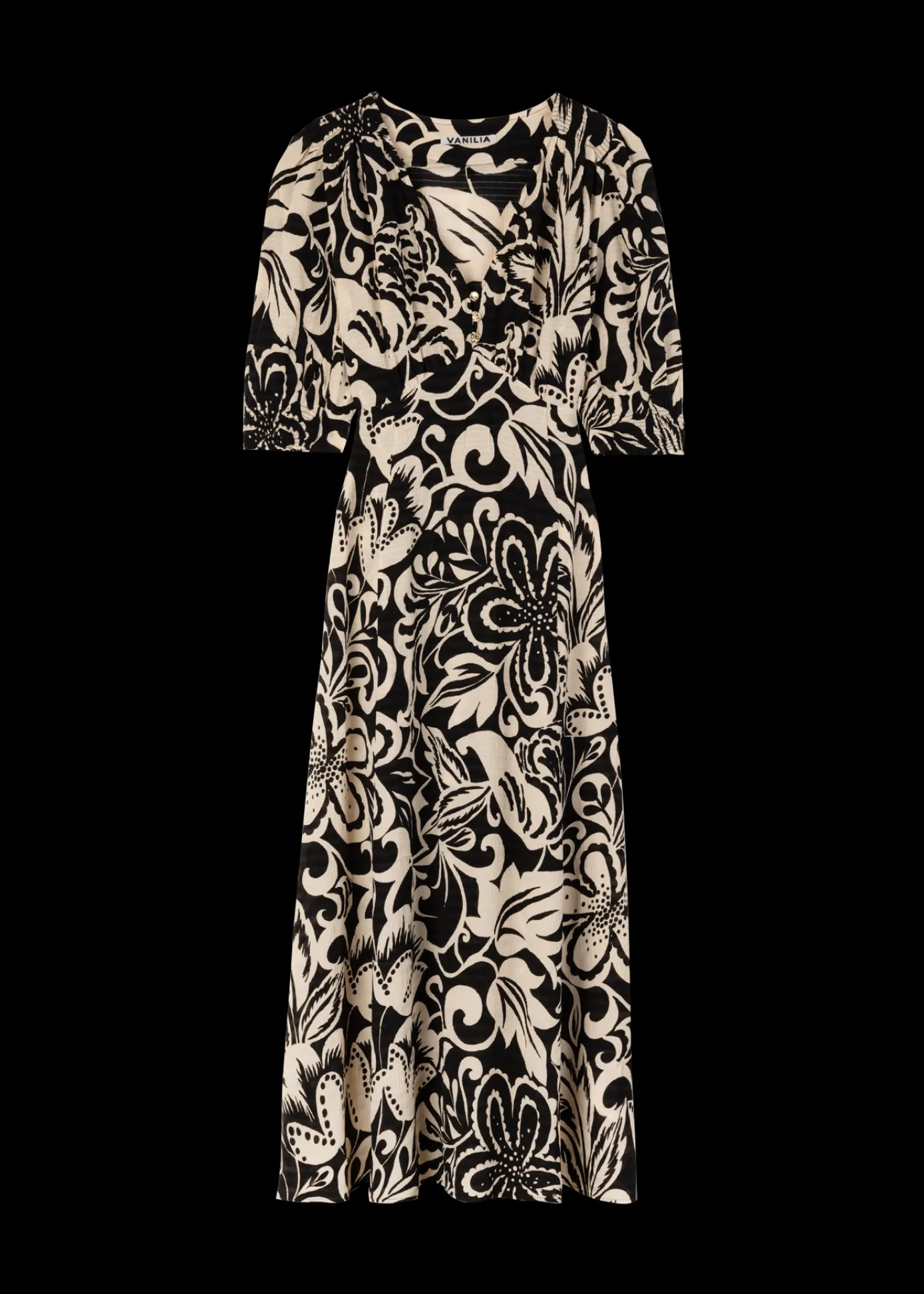 Best Sale Viscose Maxi Jurk Met Bloemenprint Vrouw Jurken