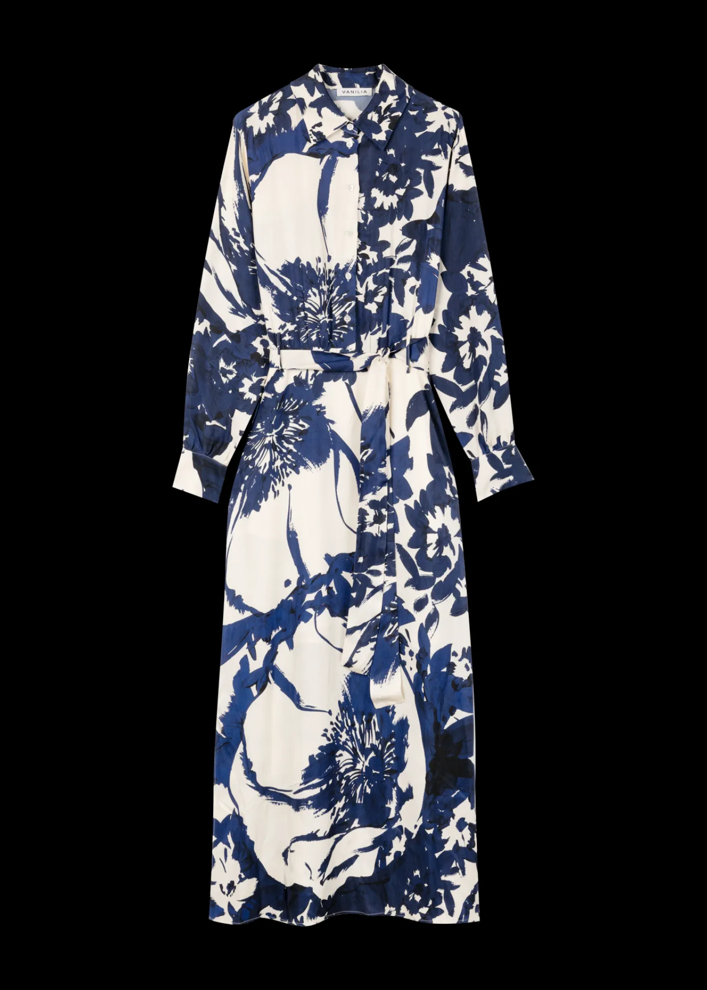 Sale Viscose Maxi-Jurk Met Bloemen Vrouw Jurken