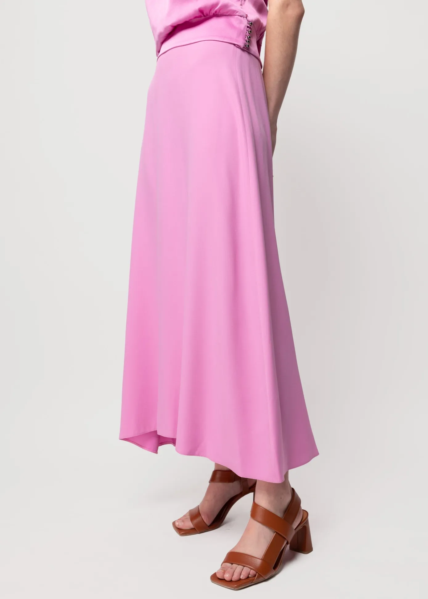 Best Sale Viscose Midi Rok Vrouw Two-Pieces