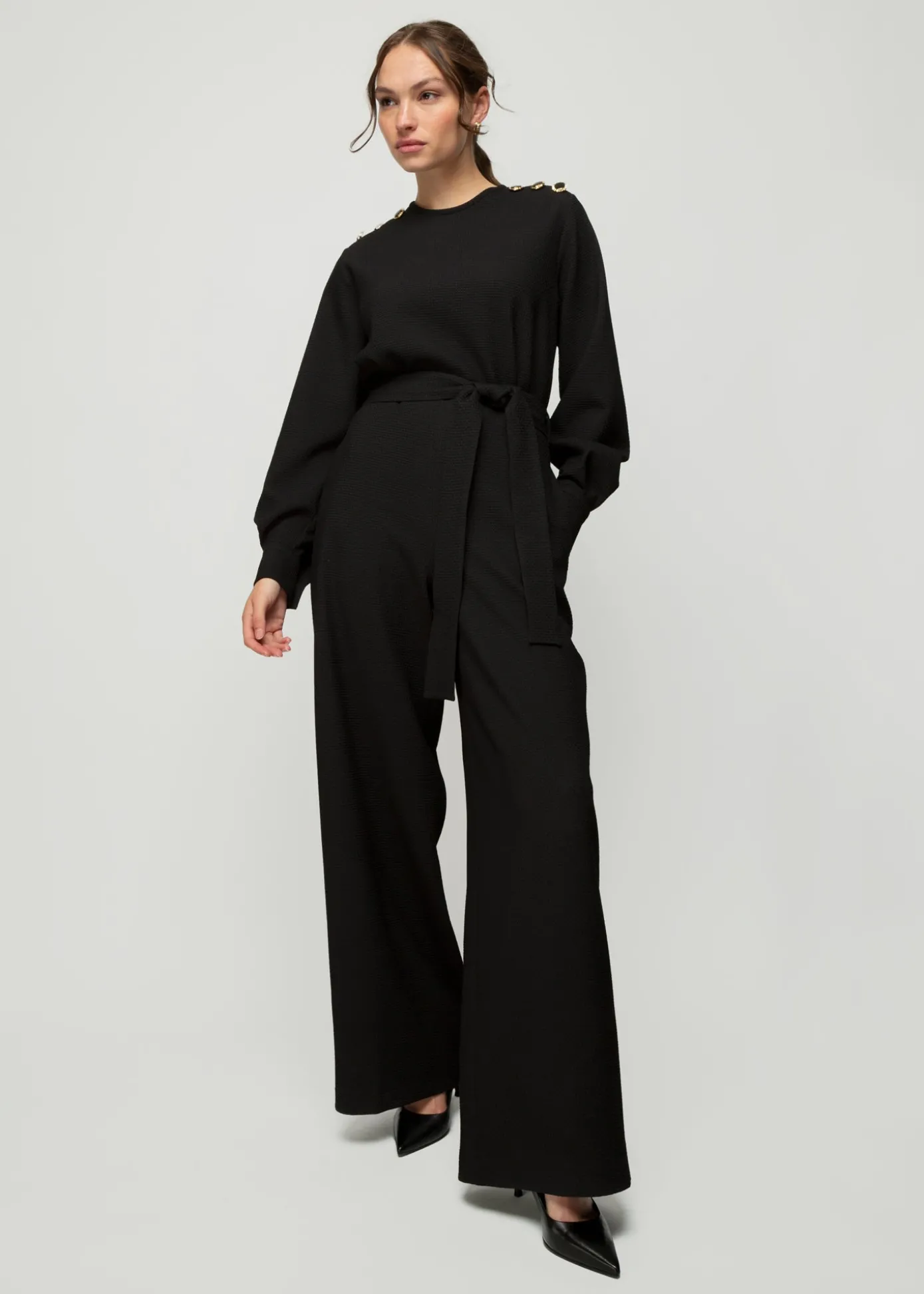 Cheap Wafel Structuur Jumpsuit Vrouw Jumpsuits