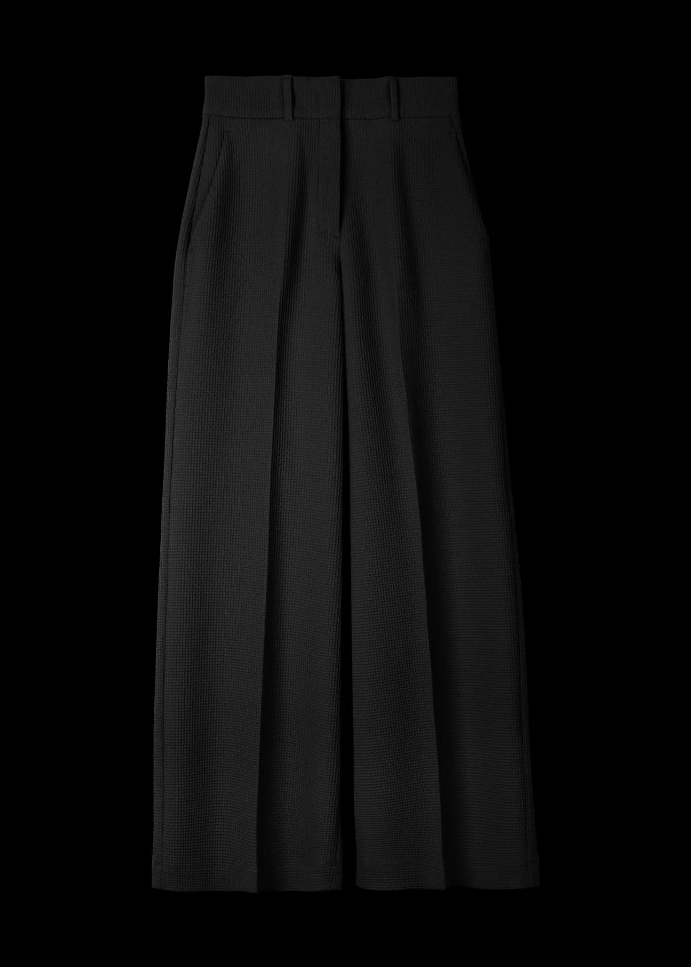 Hot Wafel Structuur Pantalon Vrouw Basics